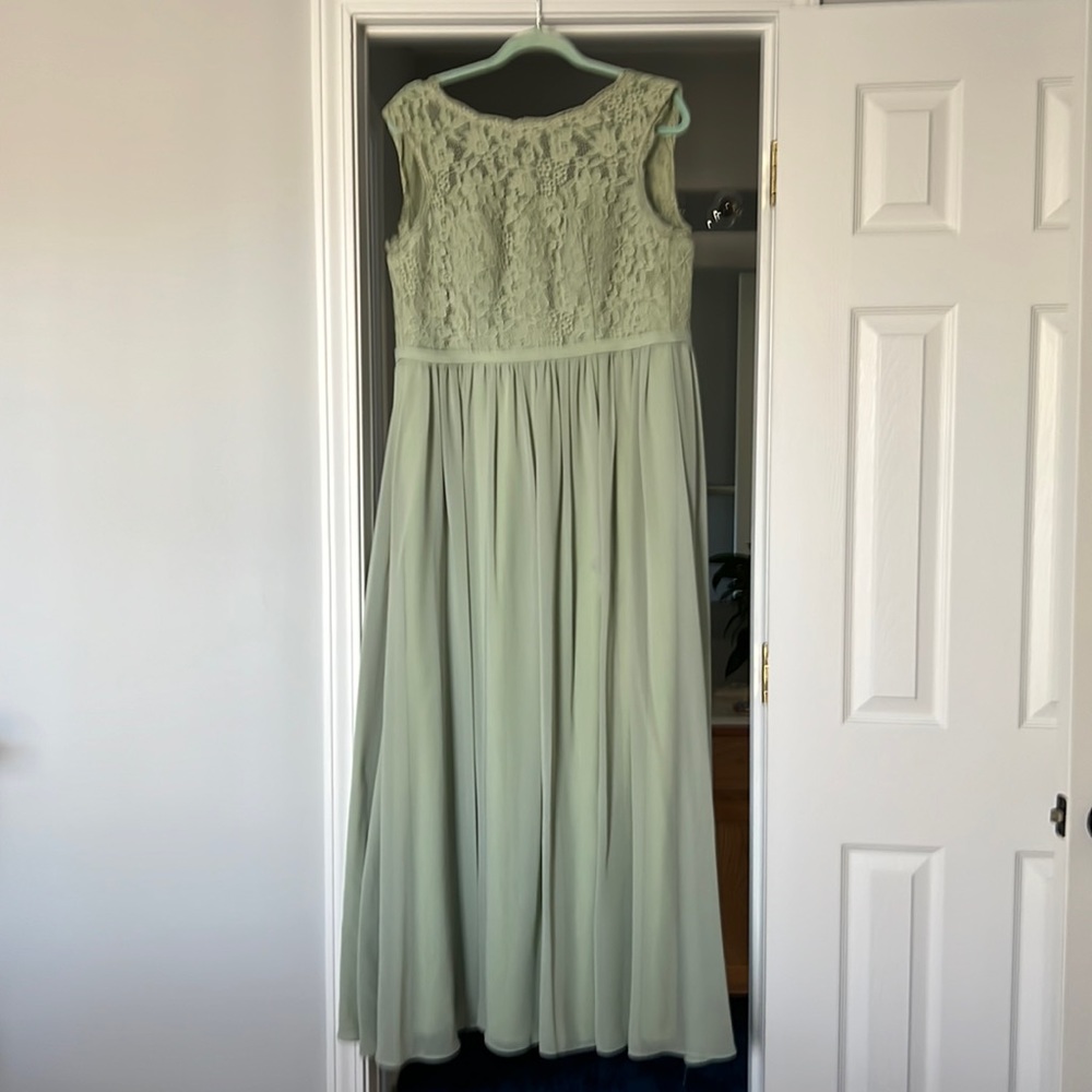 FINAL WEEK —Azazie Ardan Dusty Sage Size 12